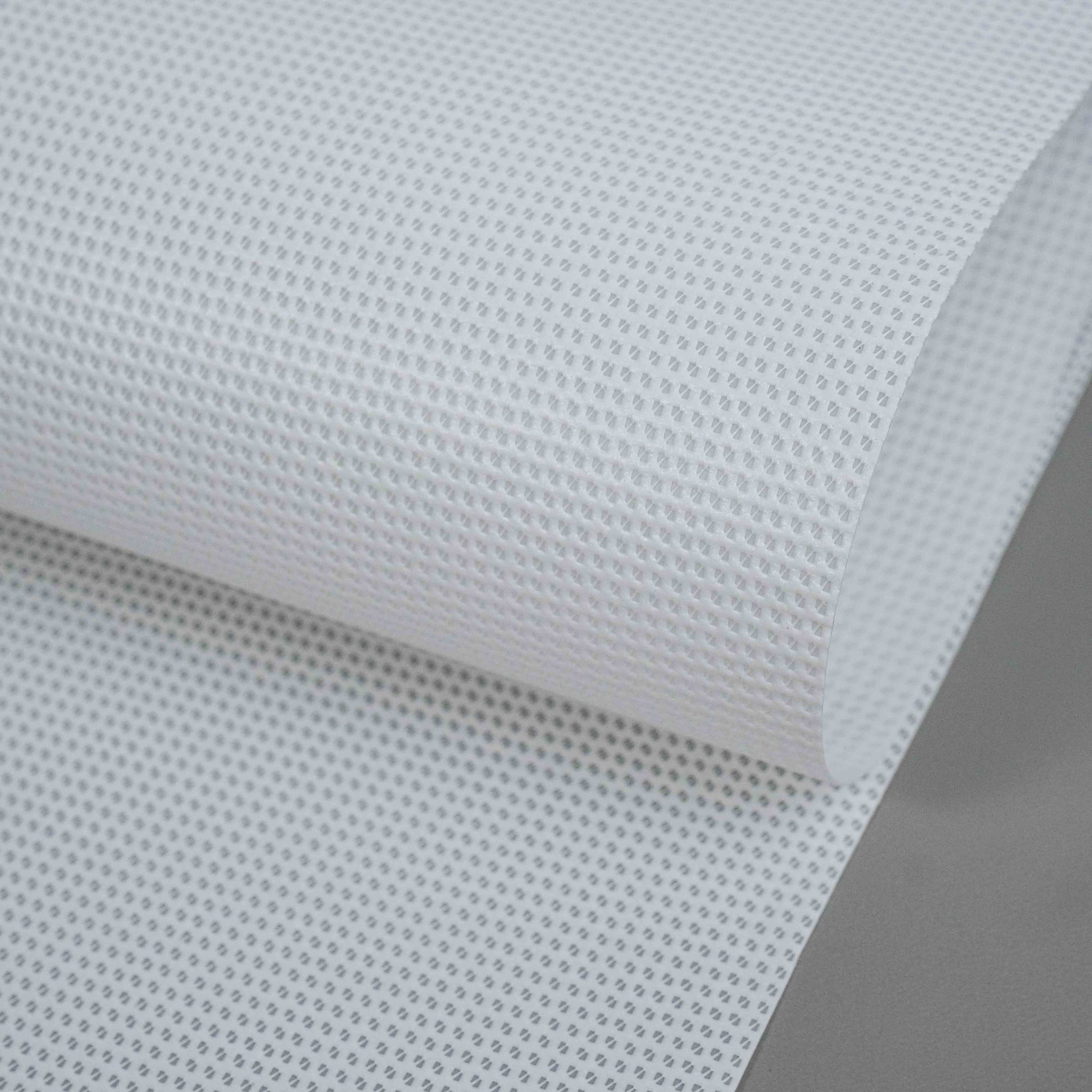 PVC Coated Mesh Fabric Backing Liner for Durable Printing Applications